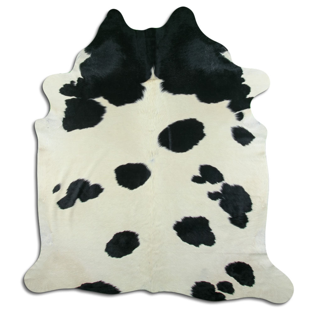 Black & White Cowhide Rug XXL