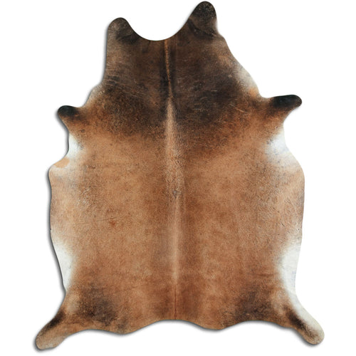 Tan Grey Cowhide Rug XXL