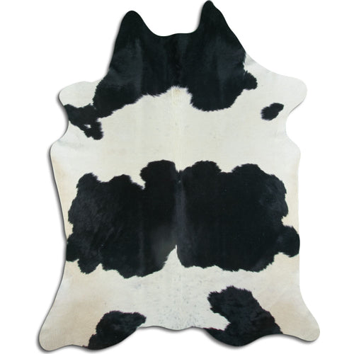 Black & White Cowhide Rug XXL