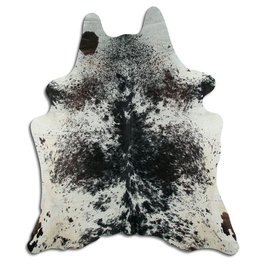 Black & White Cowhide Rug XXL