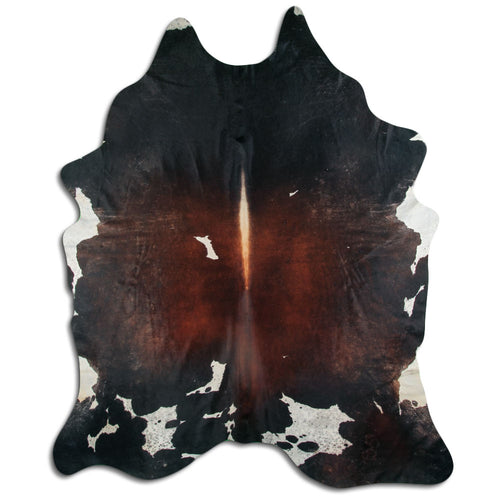 Tricolor Cowhide Rug XXXL