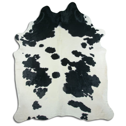 Black & White Cowhide Rug XXXL