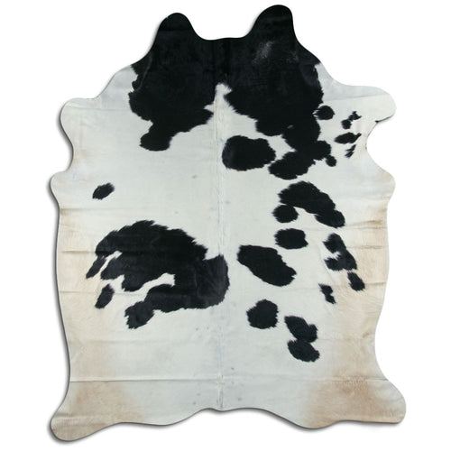 Black & White Cowhide Rug XXL