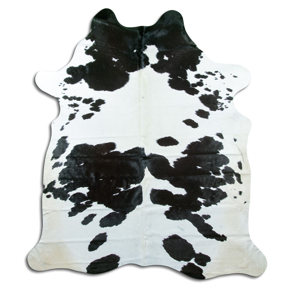 Black & White Cowhide Rug XXL