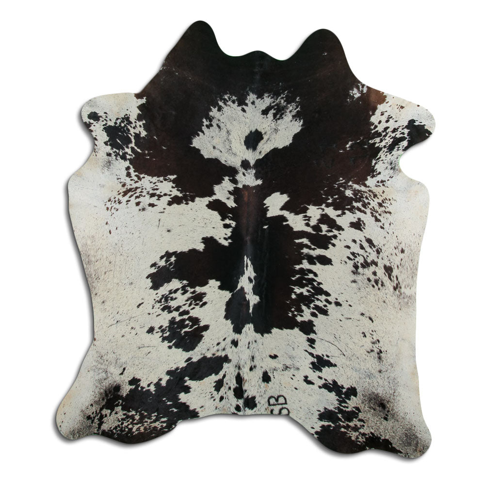 Black & White Cowhide Rug XXL