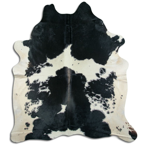 Black & White Cowhide Rug XXL