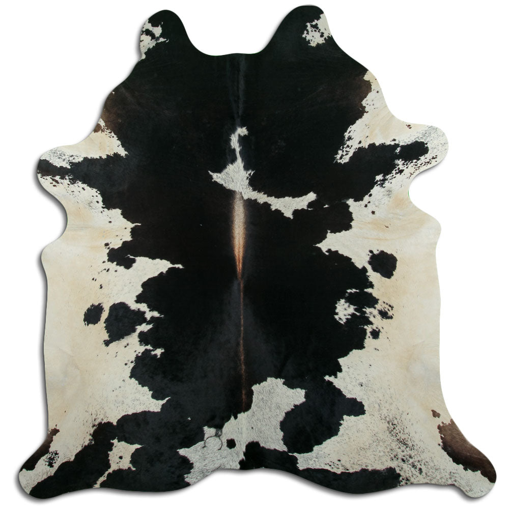 Black & White Cowhide Rug XXL