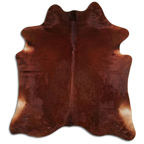 Brown Cowhide Rug XXL
