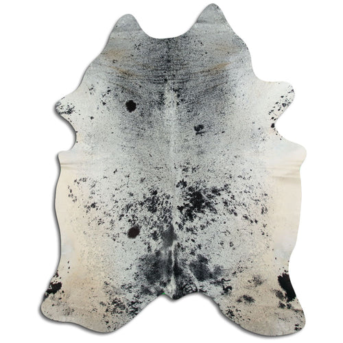 Salt & Pepper Cowhide Rug XXXL