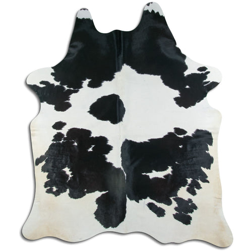 Black & White Cowhide Rug XXL