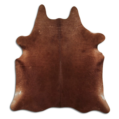 Brown Cowhide Rug L