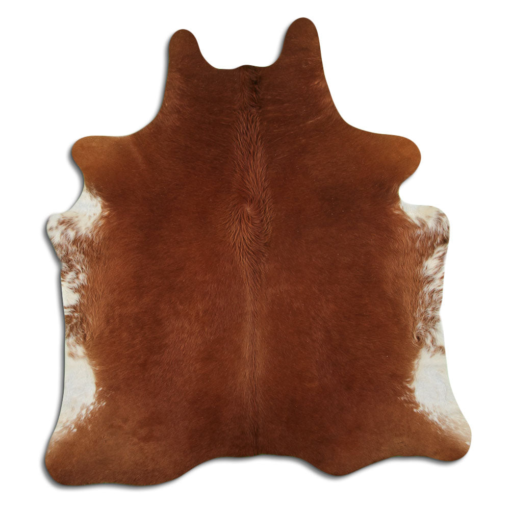 Brown Cowhide Rug L