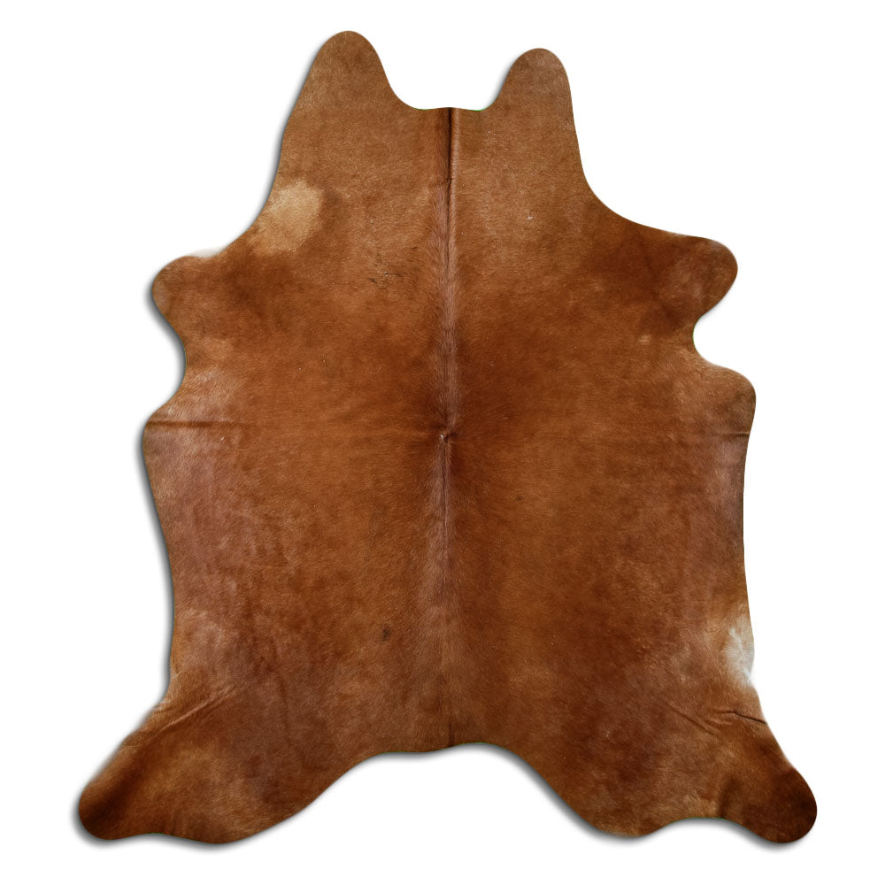Brown Cowhide Rug L