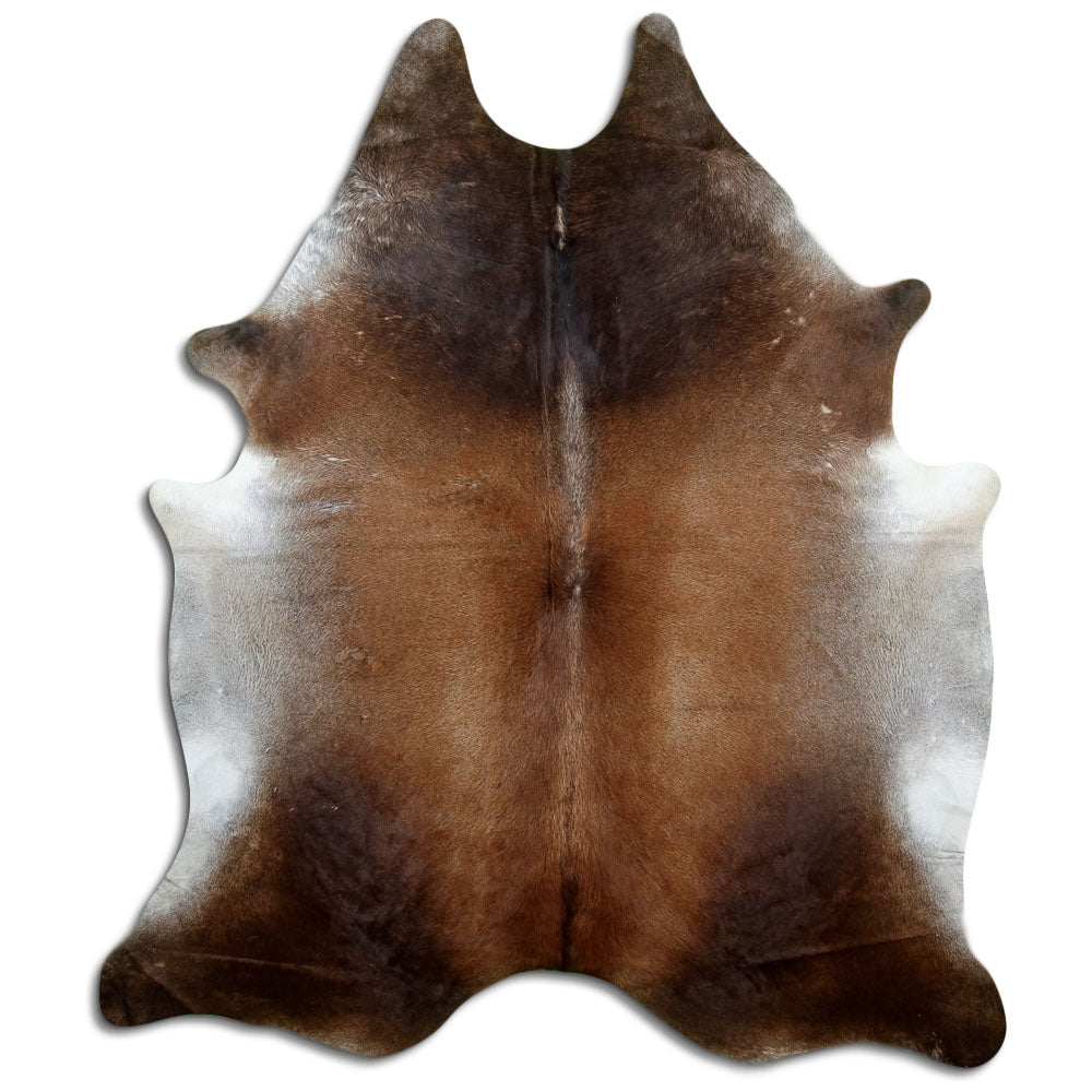 Brown Cowhide Rug XXXL