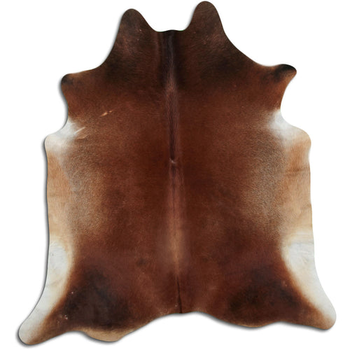 Brown Cowhide Rug L