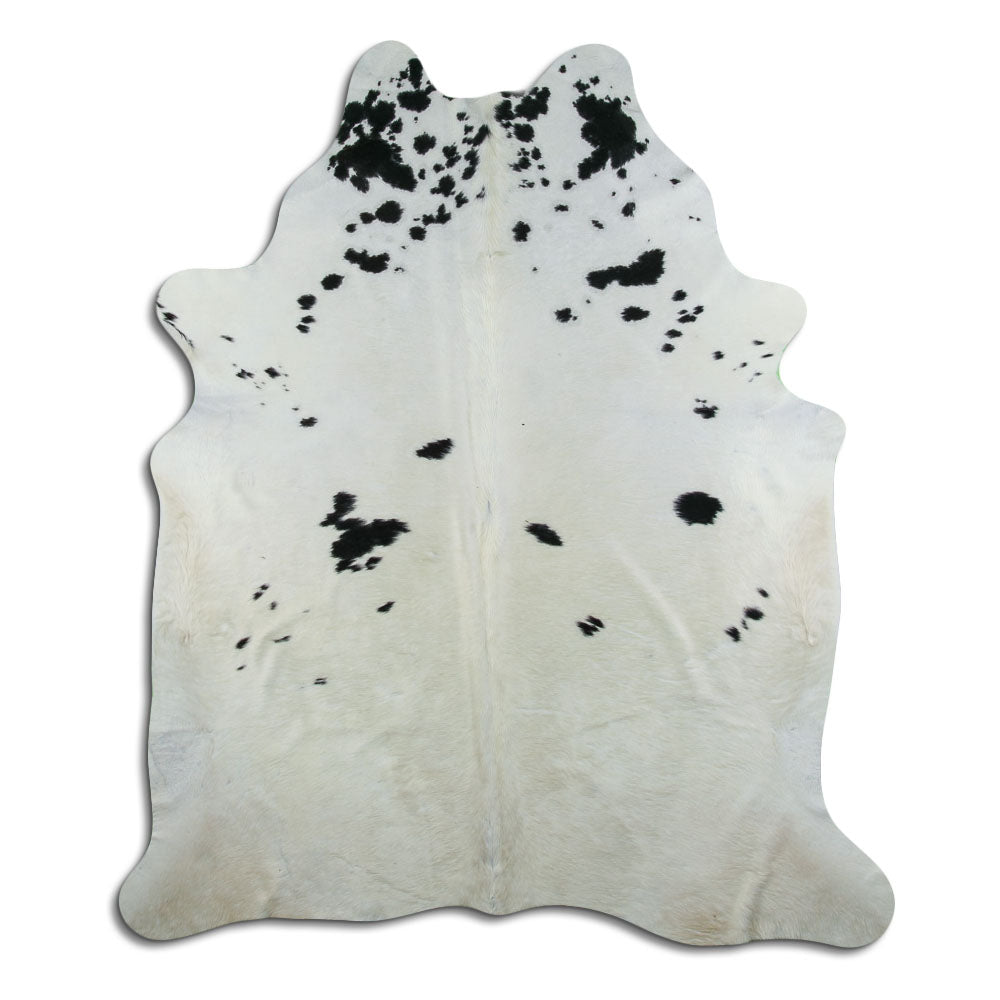 Black & White Cowhide Rug XXL