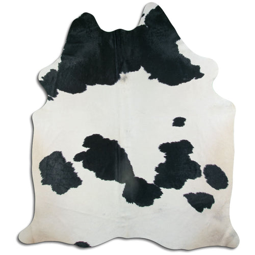 Black & White Cowhide Rug XXL