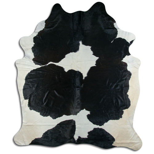 Black & White Cowhide Rug XXXL