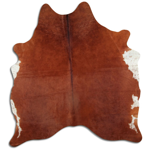 Brown Cowhide Rug L