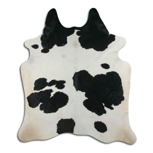 Black & White Cowhide Rug XXL