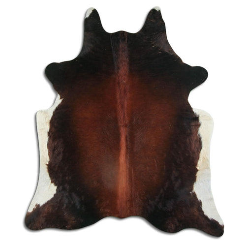 Brown Cowhide Rug L