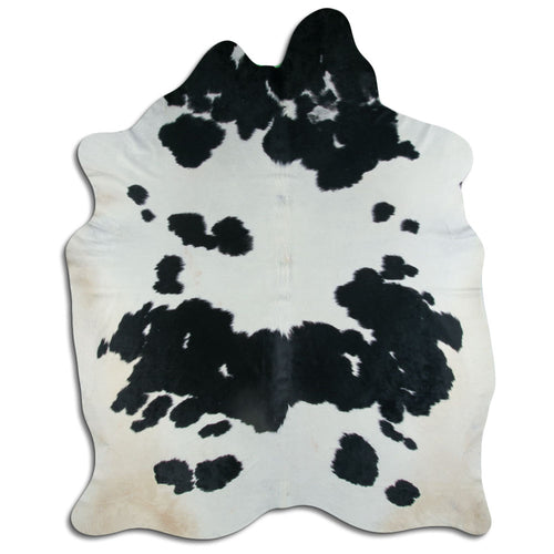 Black & White Cowhide Rug XXXL