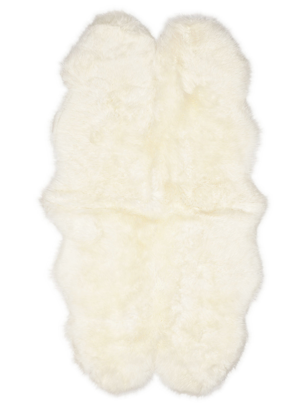 New Zealand Sheepskin Rug Quad, White