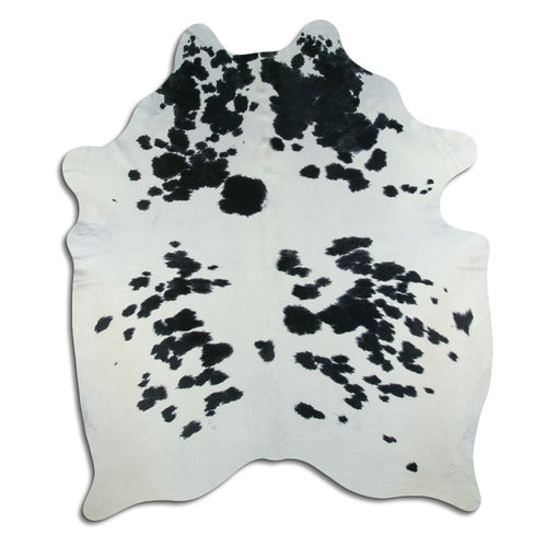 Black & White Cowhide Rug XXL