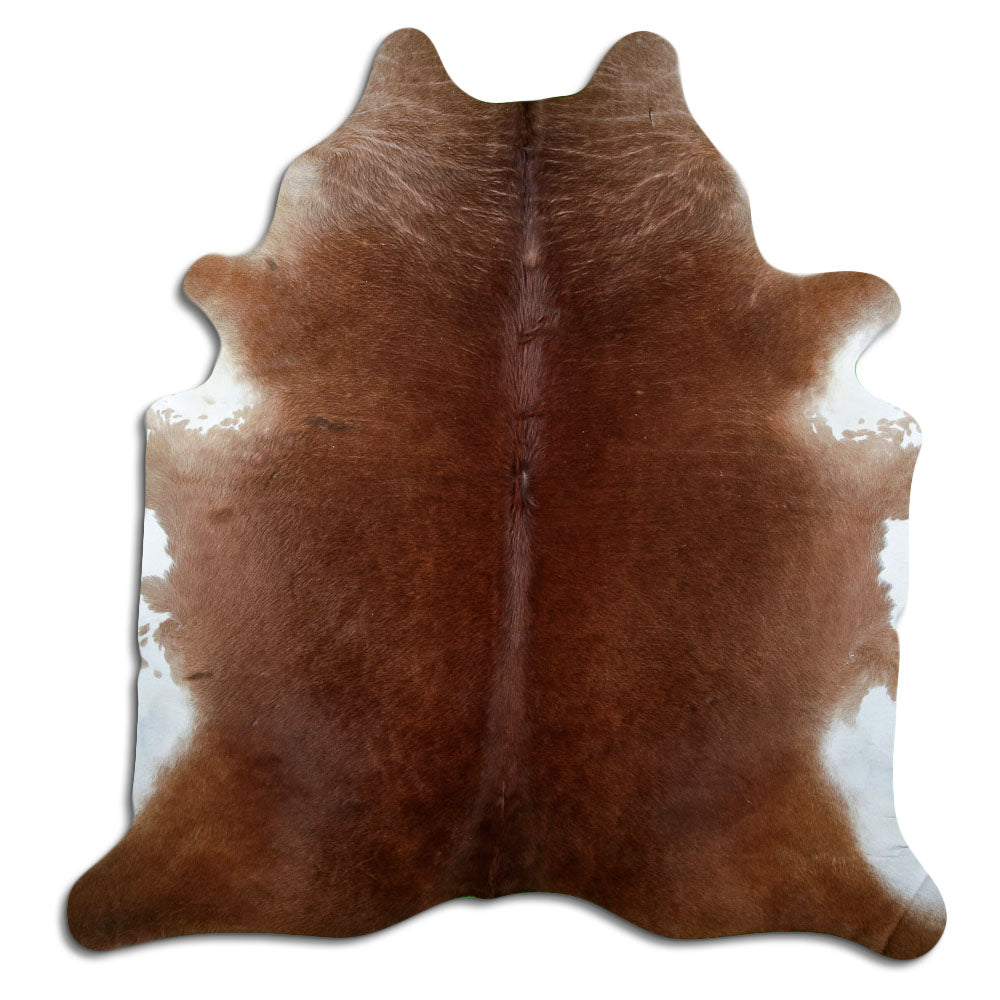 Brown Cowhide Rug XXL