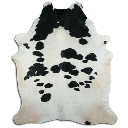 Black & White Cowhide Rug XXXL