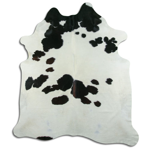 Black & White Cowhide Rug XXL