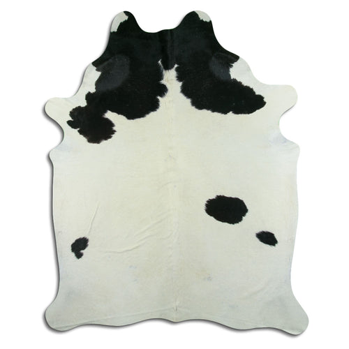 Black & White Cowhide Rug XXL