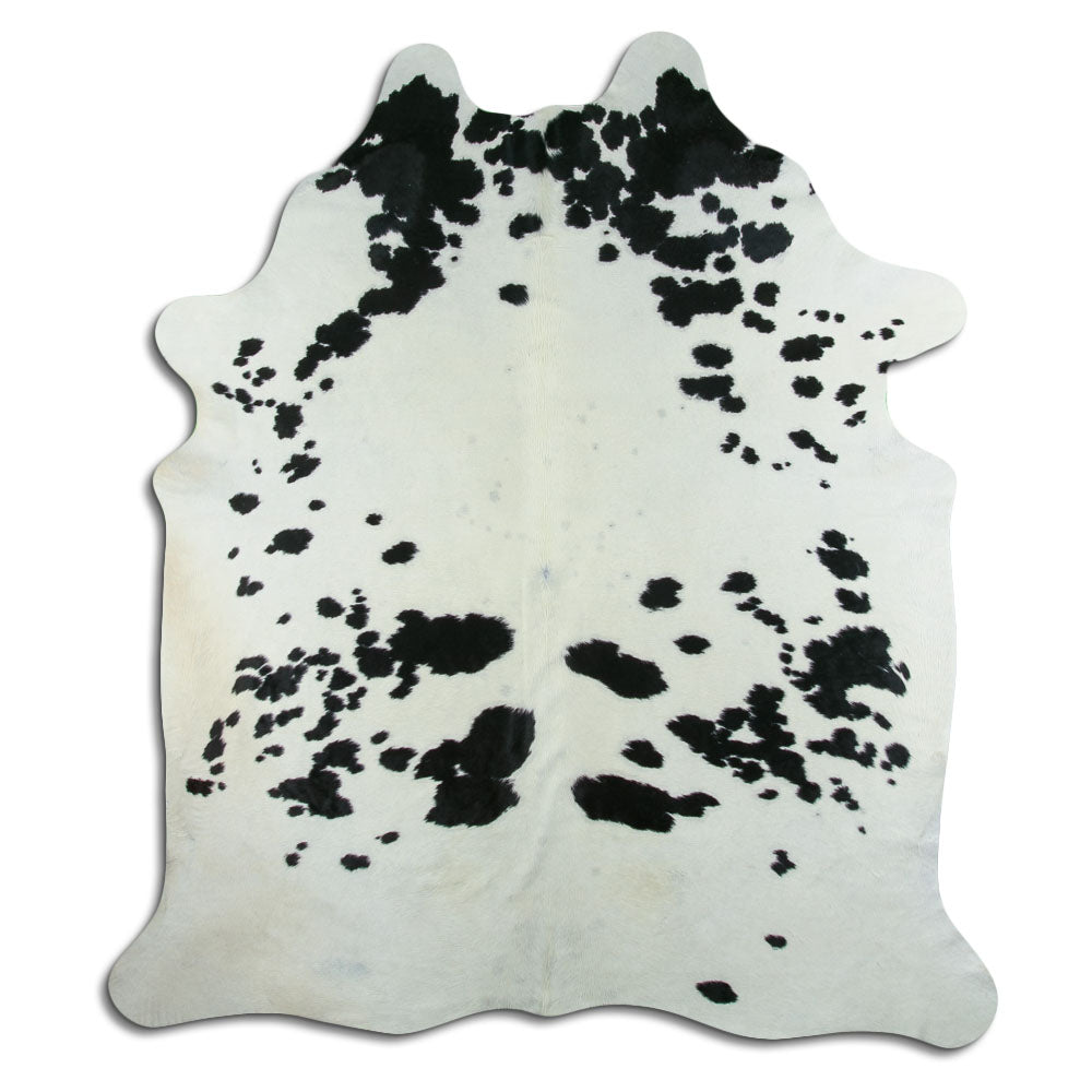 Black & White Cowhide Rug XXL