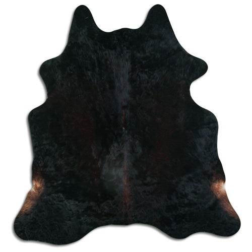 Brown Cowhide Rug L