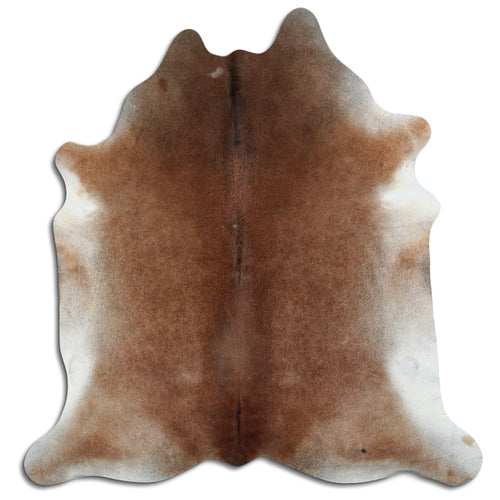 Tan Grey Cowhide Rug XXL