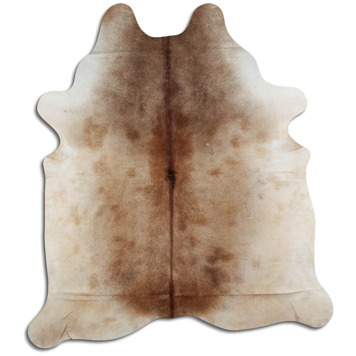 Tan Grey Cowhide Rug XXL