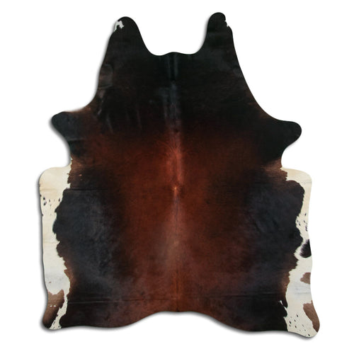 Brown Cowhide Rug L