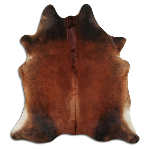 Brown Cowhide Rug L