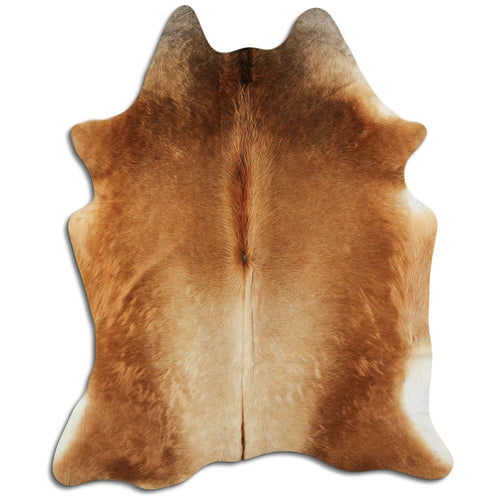 Brown Cowhide Rug L