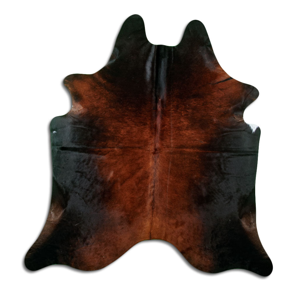 Brown Cowhide Rug L