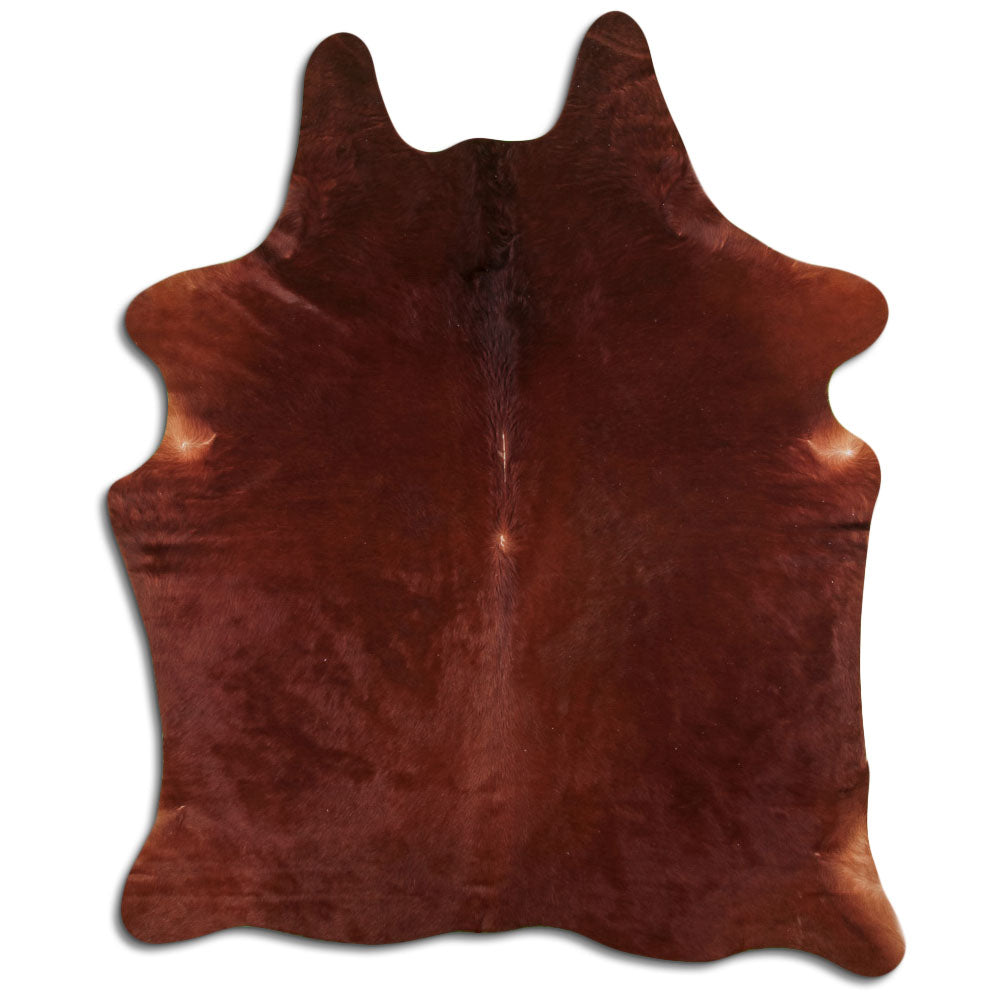 Brown Cowhide Rug XL