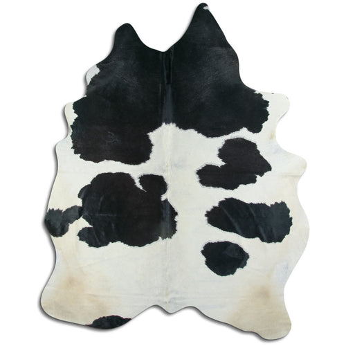 Black & White Cowhide Rug XXL