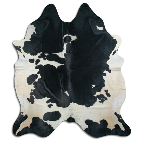 Black & White Cowhide Rug XXL