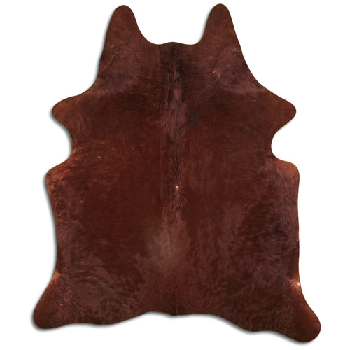 Brown Cowhide Rug L