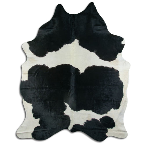 Black & White Cowhide Rug XXL