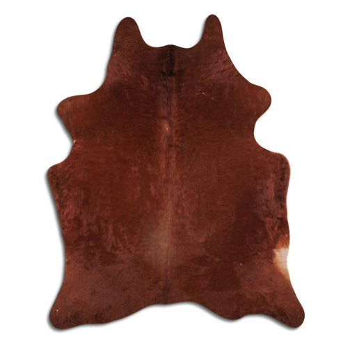Brown Cowhide Rug L