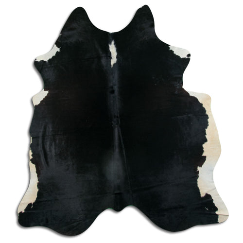 Brown & White Cowhide Rug XXL