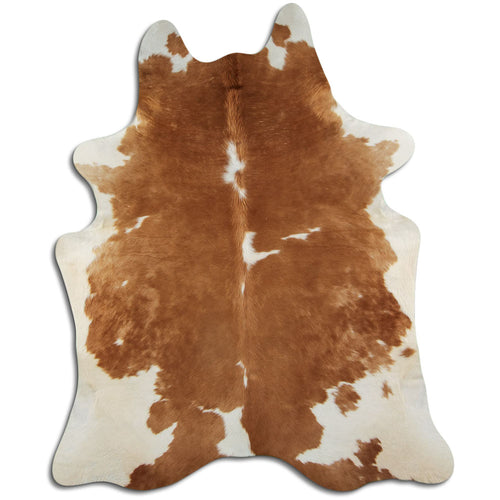 Brown Cowhide Rug L