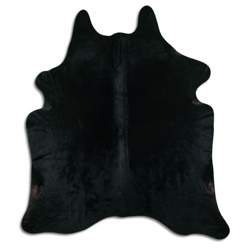 Black Cowhide Rug XL