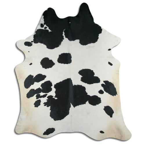 Black & White Cowhide Rug XXXL
